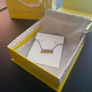 Rose Gold Druzy Necklace